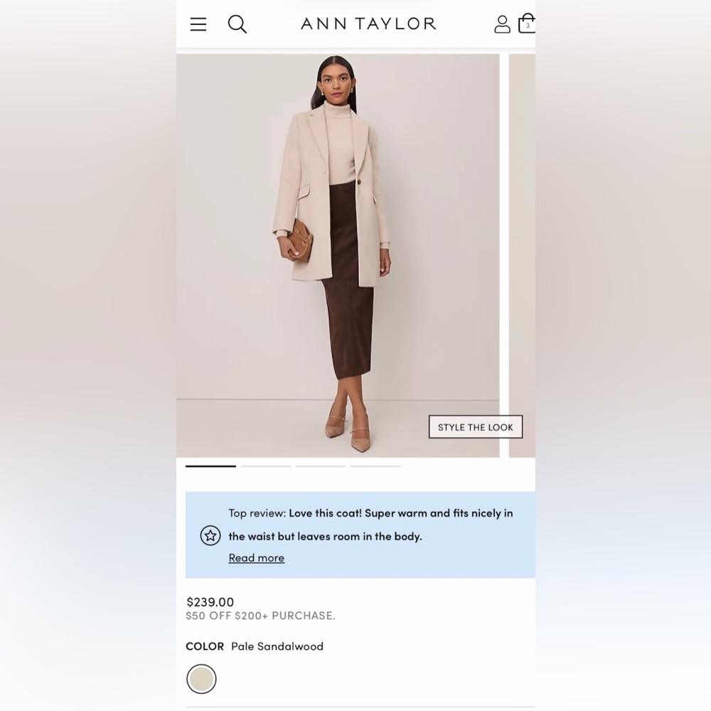 Ann Taylor coat bran new